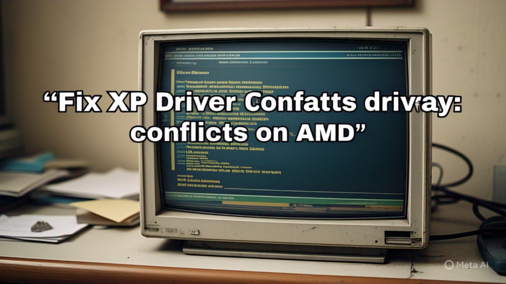 Windows XP SP3 AMD issue fix with our 2025 guide how to fix driver conflict